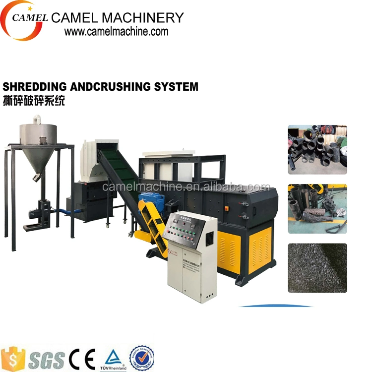 Industrial Plastic Shredding and Crushing System for Waste Plastic Recycling