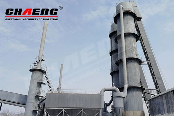 Factory Price Lime Production Line Vertical Shaft Rotary Kiln