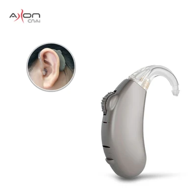 청각 장애인을 위한 간단한 BTE 보청기의 편안한 착용 ODM OEM 저렴한 추가 보청기 Audifonos V-263pb